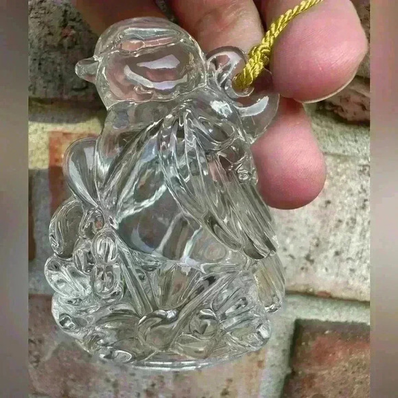 Gorham Crystal Holiday Birds Ornaments, Boxed Set of 3 Made In Germany - Picture 5 of 16